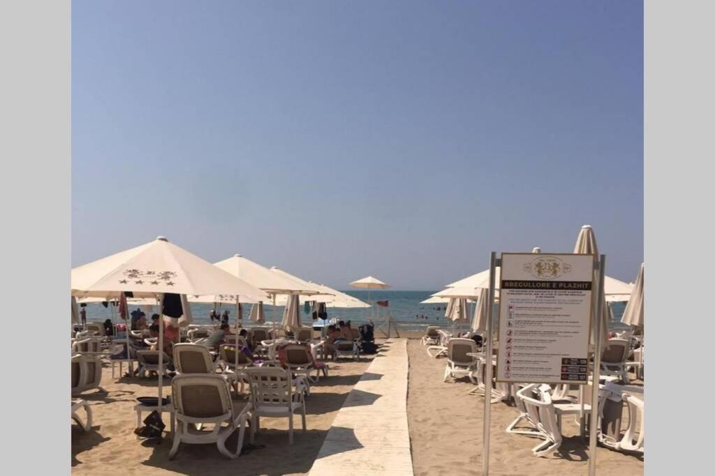 Modern Sea View Apartment For A Perfect Holiday Durrës Eksteriør billede